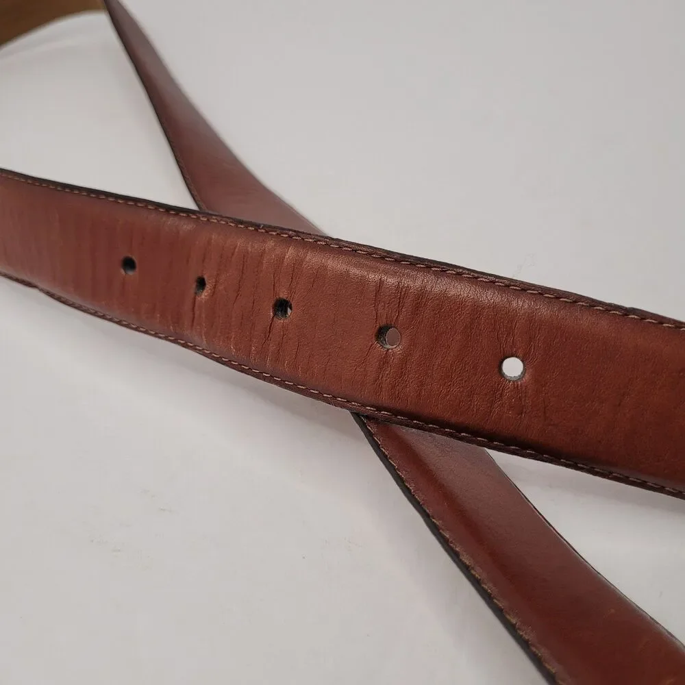 Tommy Hilfiger Mens Genuine Leather Belt Classic Casual Everyday Belt Sz 38